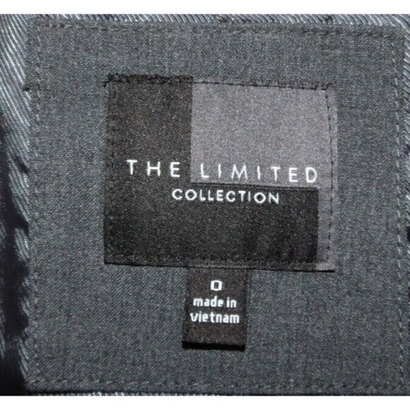 THE LIMITED Collection women's gray fitted suit coat jacket fully lined, size 0 - Picture 4 of 4